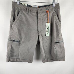 WearFirst Shorts Mens 30 Gray Cargo Switchback Short (30x10) NWT